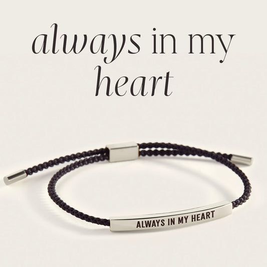 Always In My Heart Inspire Bracelet in 925 Sterling Silver — Vanny Jewels