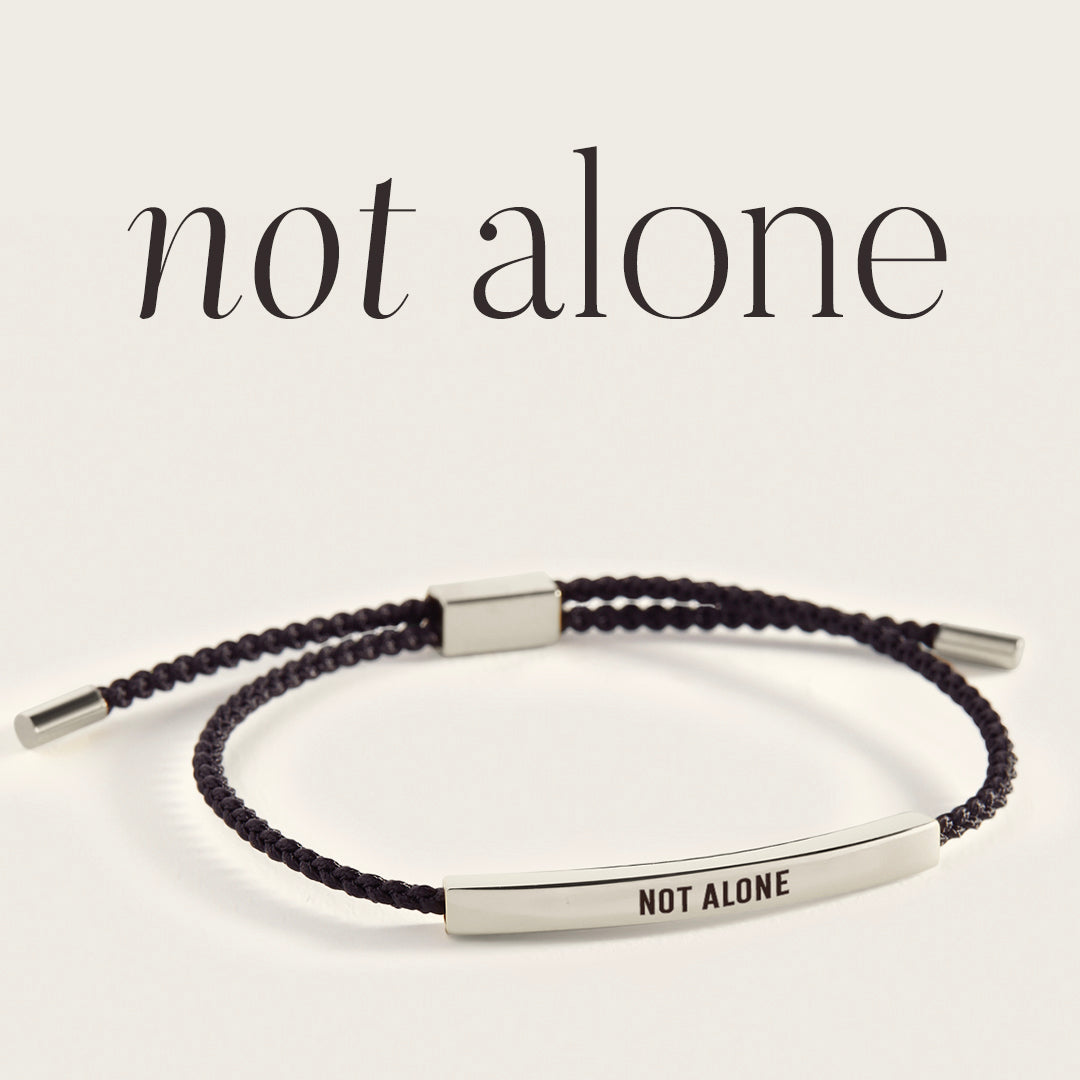 Not Alone Inspire Bracelet in 925 Sterling Silver — Vanny Jewels