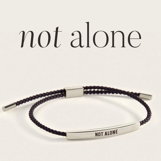 Not Alone Inspire Bracelet in 925 Sterling Silver — Vanny Jewels