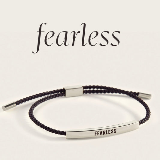 Fearless Inspire Bracelet in 925 Sterling Silver — Vanny Jewels