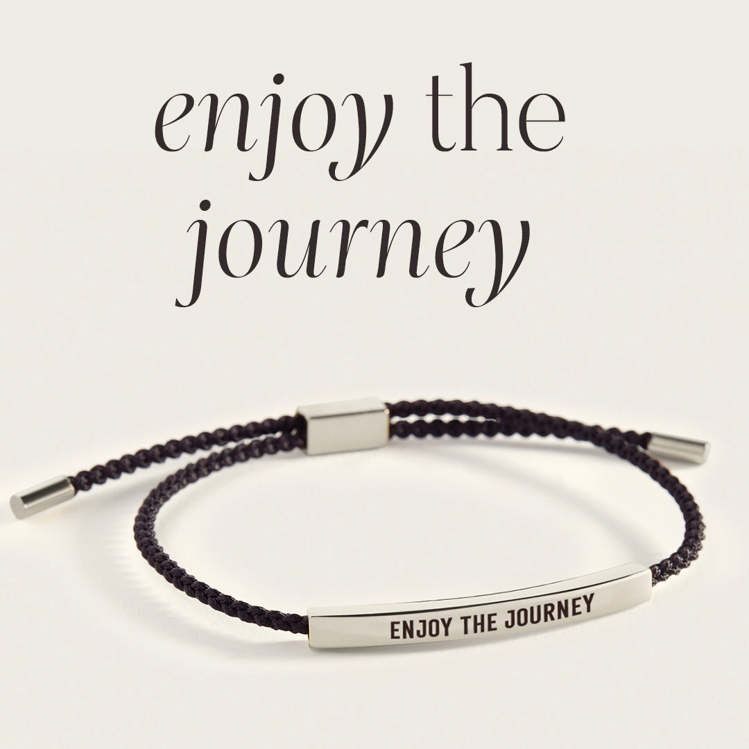 Enjoy The Journey Inspire Bracelet in 925 Sterling Silver — Vanny Jewels