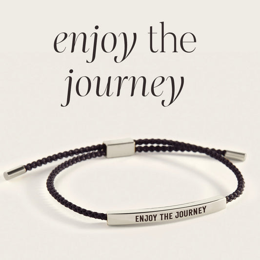 Enjoy The Journey Inspire Bracelet in 925 Sterling Silver — Vanny Jewels