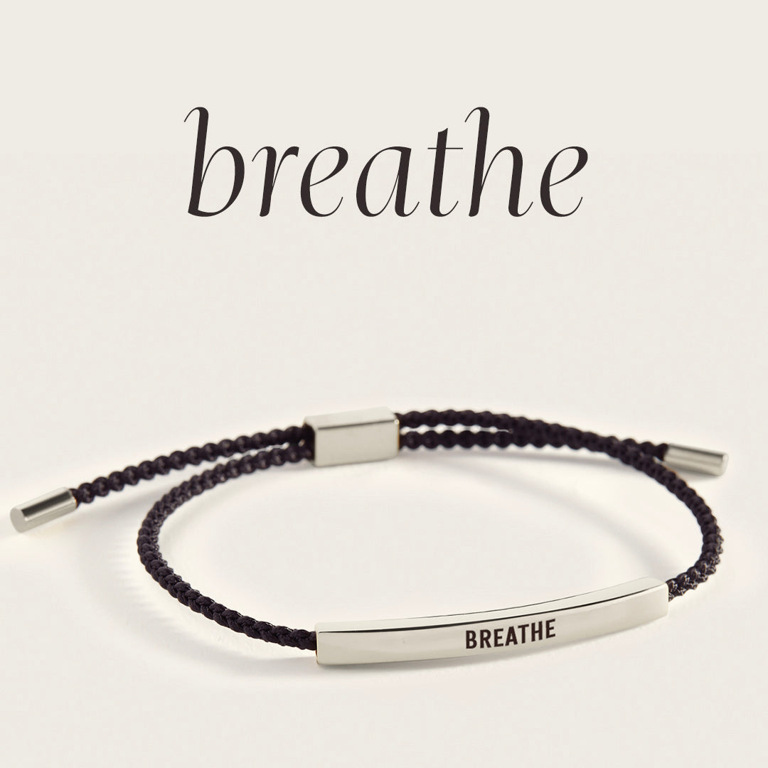 Breathe Inspire Bracelet in 925 Sterling Silver — Vanny Jewels