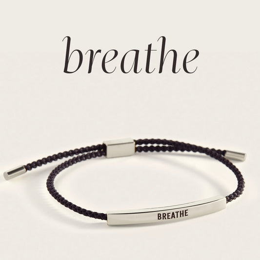 Breathe Inspire Bracelet in 925 Sterling Silver — Vanny Jewels
