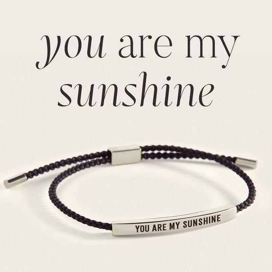 You Are My Sunshine Inspire Bracelet in 925 Sterling Silver — Vanny Jewels