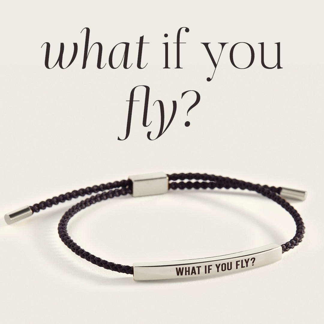 What If You Fly? Inspire Bracelet in 925 Sterling Silver — Vanny Jewels