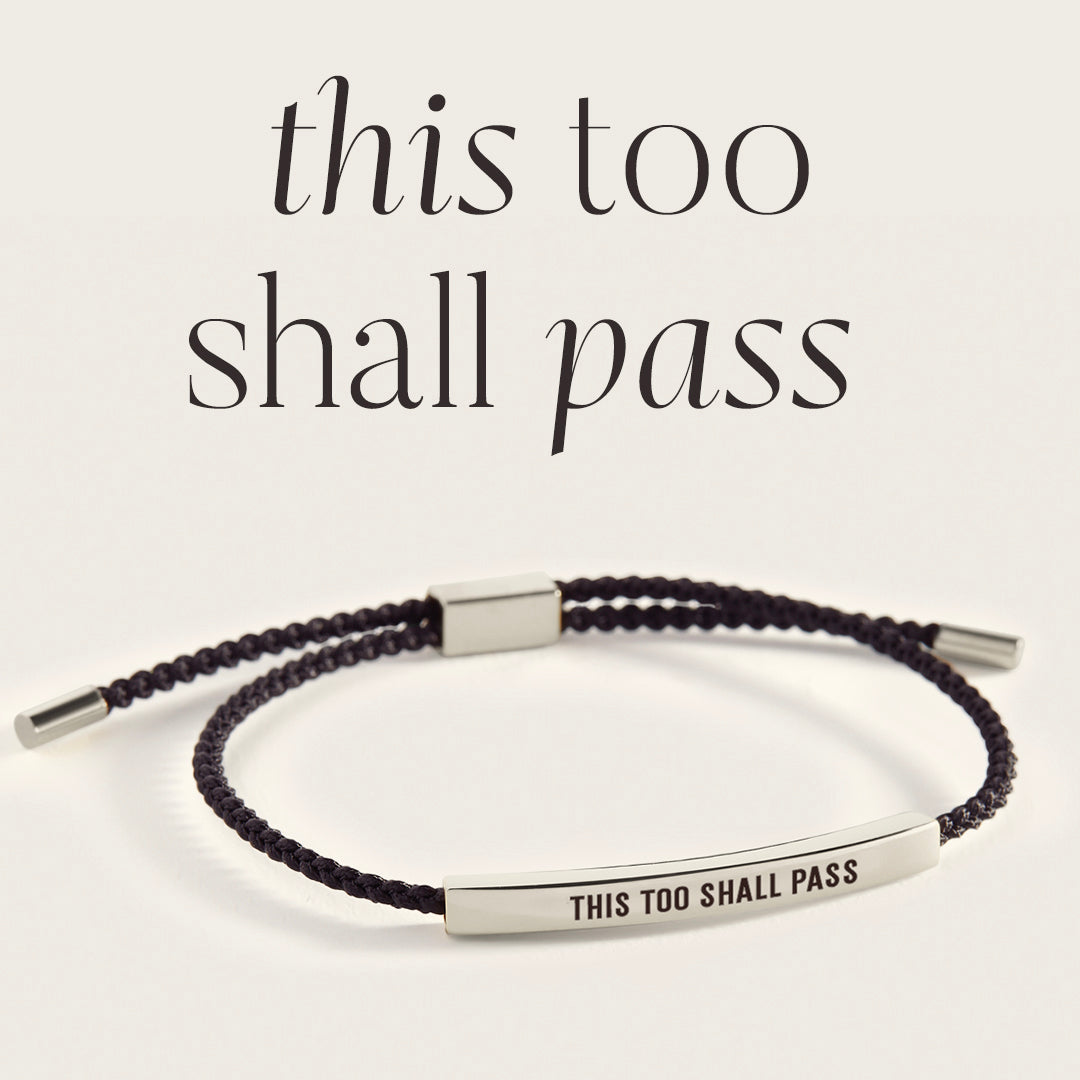 This Too Shall Pass Inspire Bracelet in 925 Sterling Silver — Vanny Jewels