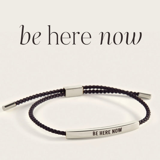 Be Here Now Inspire Bracelet in 925 Sterling Silver — Vanny Jewels