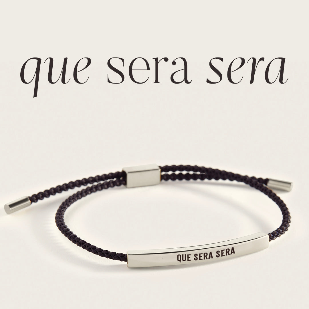 Que Sera Sera Inspire Bracelet in 925 Sterling Silver — Vanny Jewels