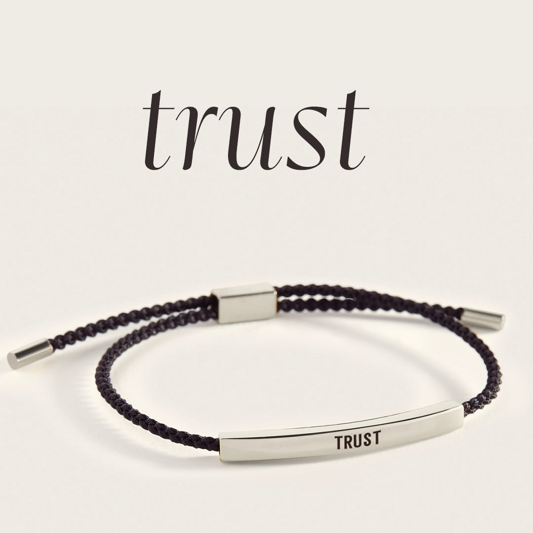 Trust Inspire Bracelet in 925 Sterling Silver — Vanny Jewels