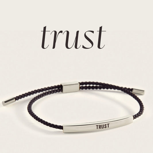 Trust Inspire Bracelet in 925 Sterling Silver — Vanny Jewels