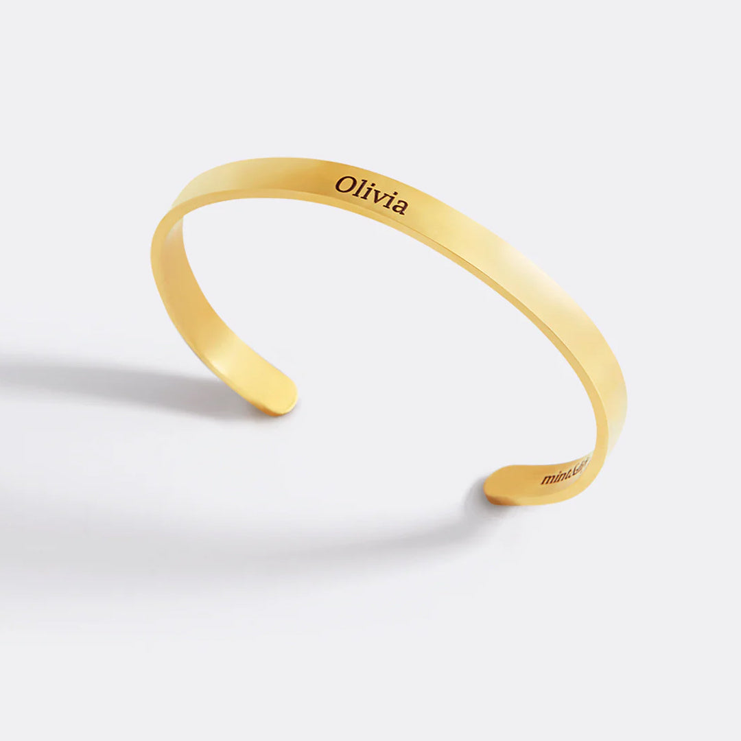 Schönes Mädchen, du schaffst schwere Dinge Manschettenarmband