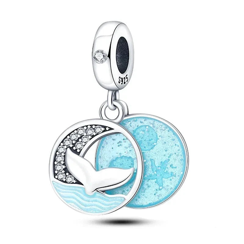 Mermaid Charm in 925 Sterling Silver — Vanny Jewels
