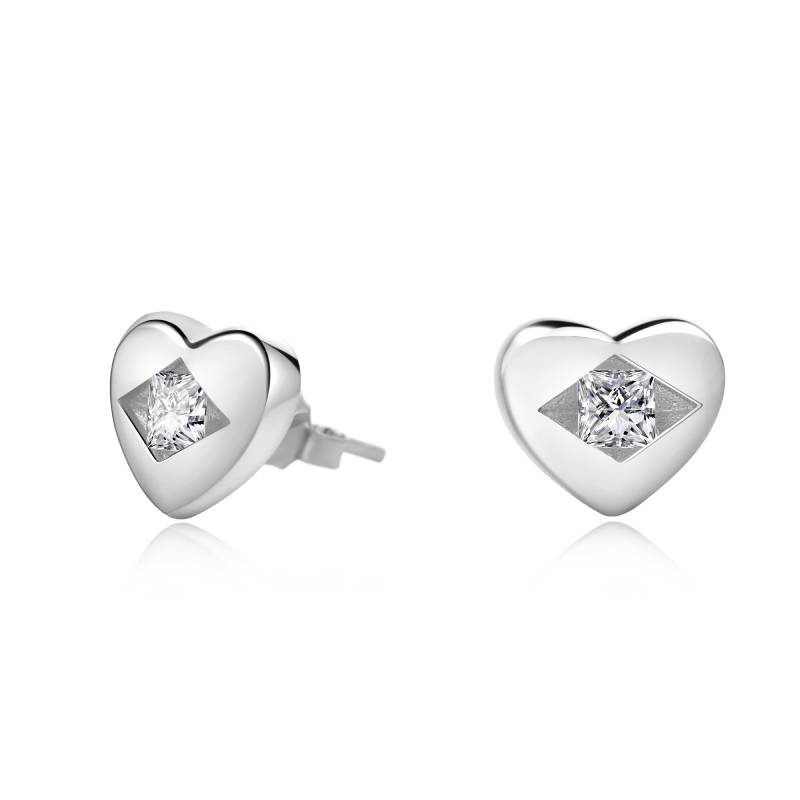 Ohrstecker "Diamantenherz"
