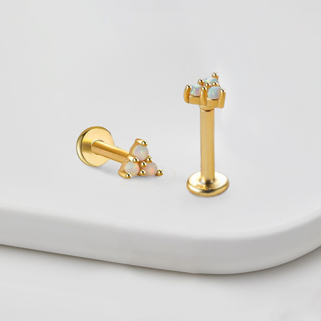 Opal Trio Sleeper Ohrstecker | 18g