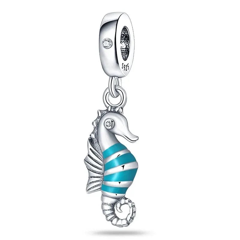 Seahorse Charm in 925 Sterling Silver — Vanny Jewels