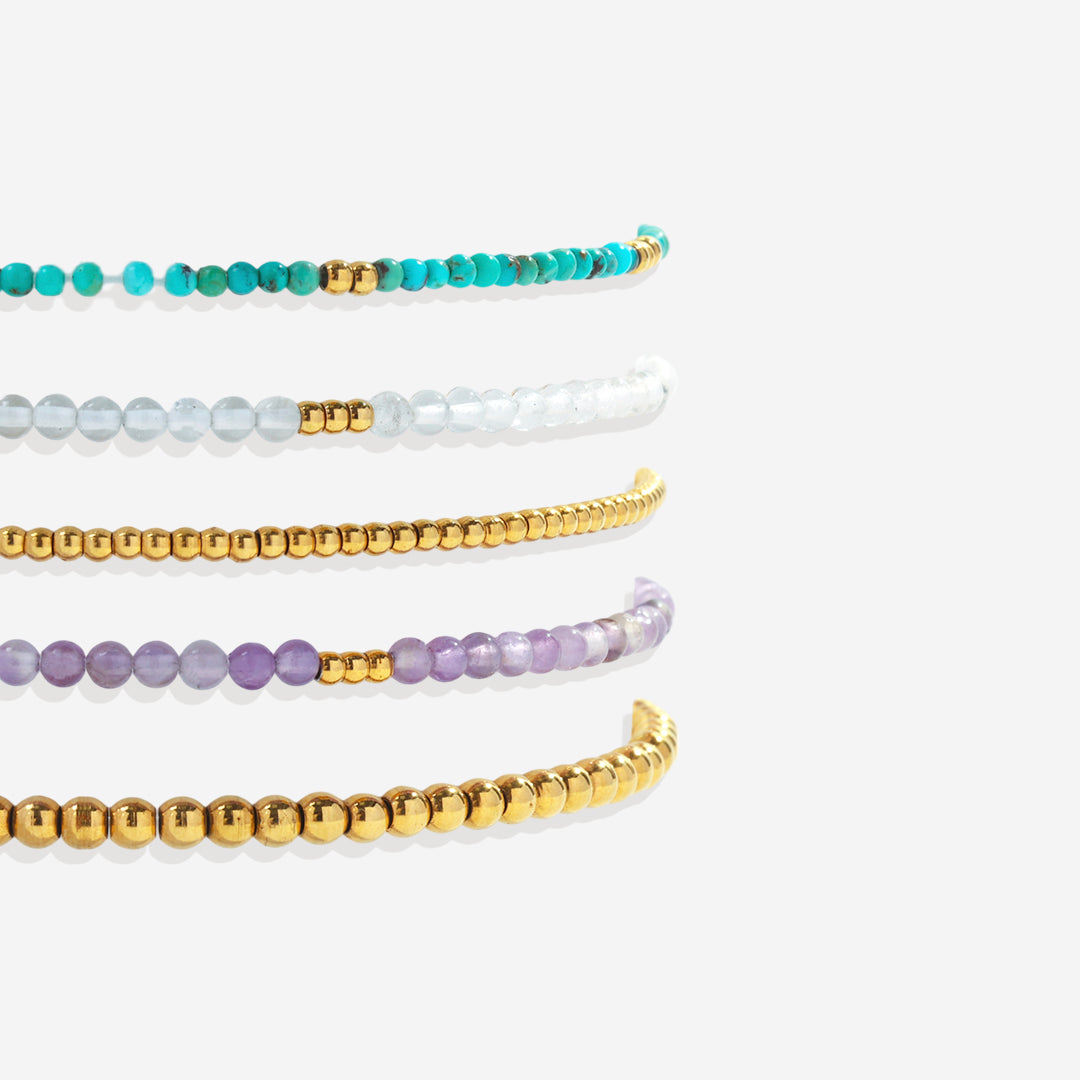 Set di Bracciali Sovrapponibili "Navigazione Tranquilla"