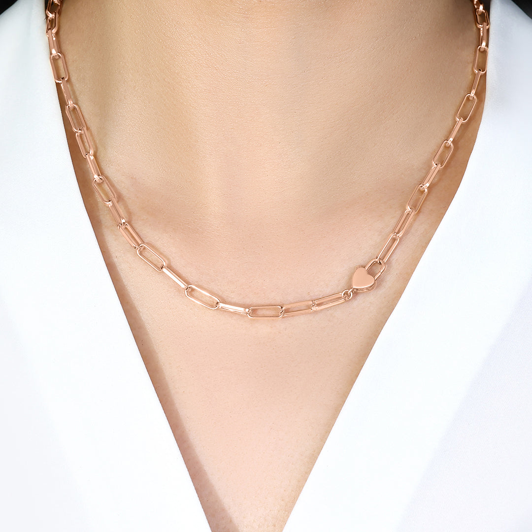 Collana Lucchetto Cuore