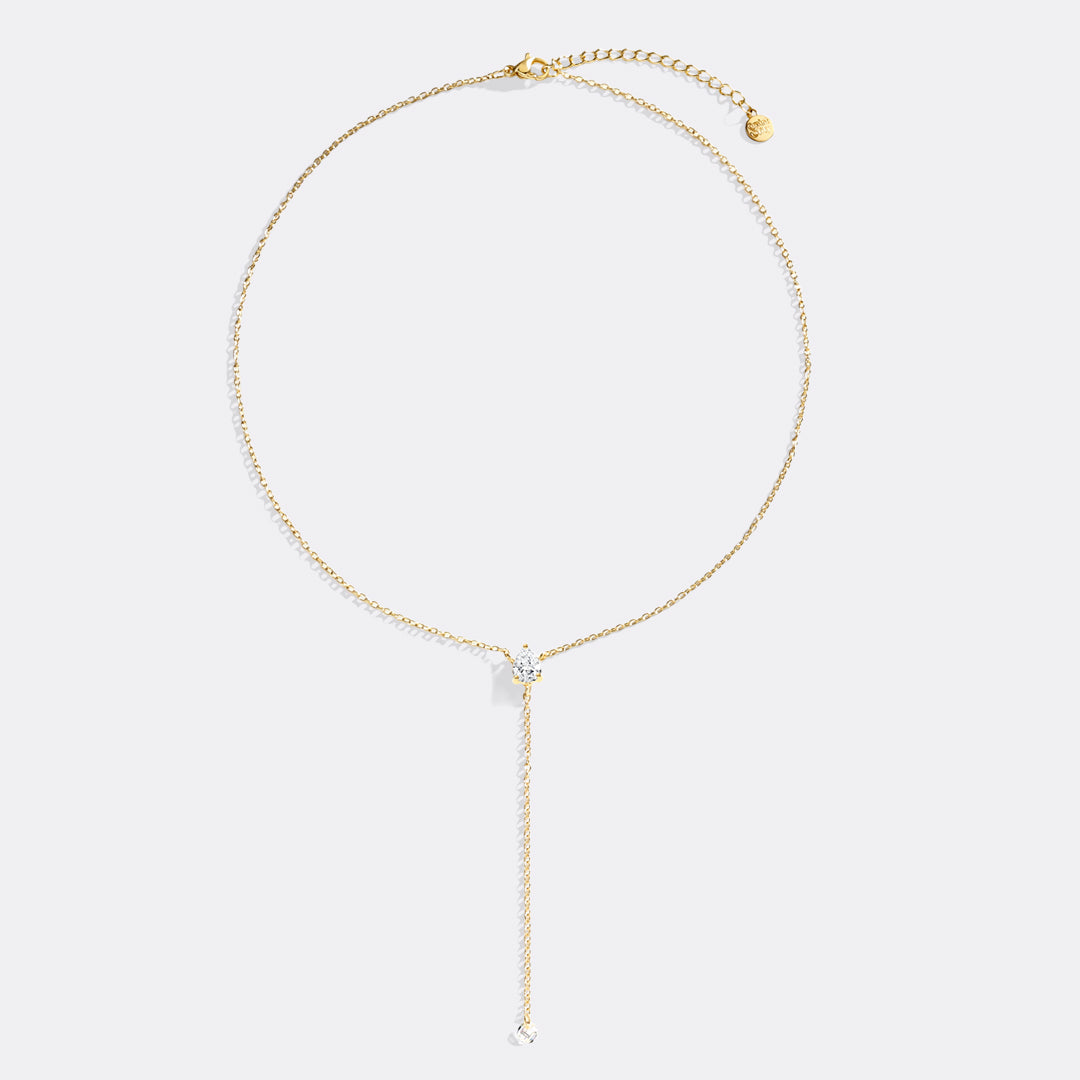 Minimalistische Lariat-Halskette