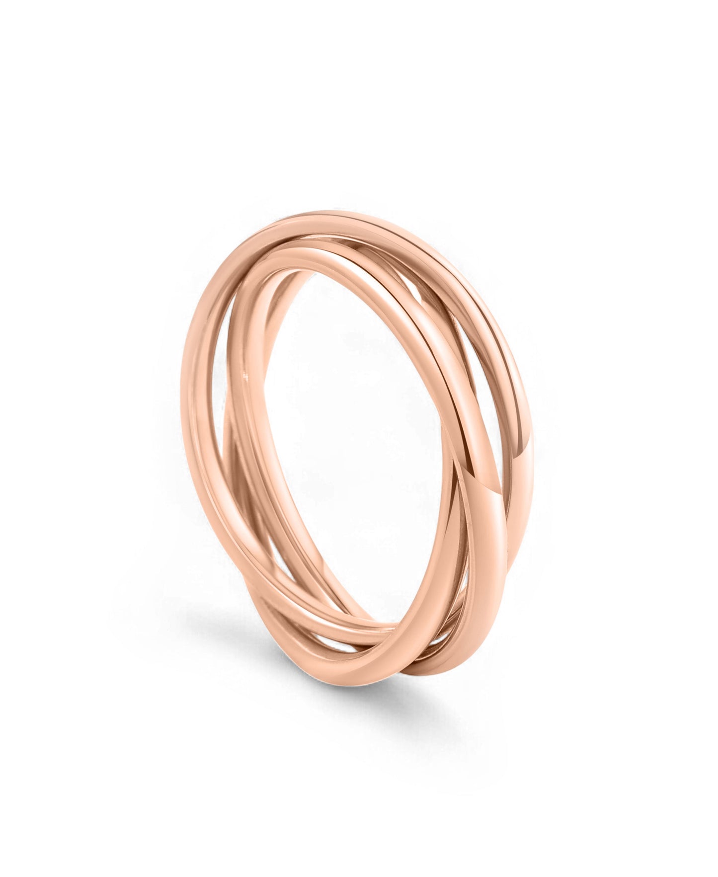 Zierlicher ineinandergreifender Fidget-Ring