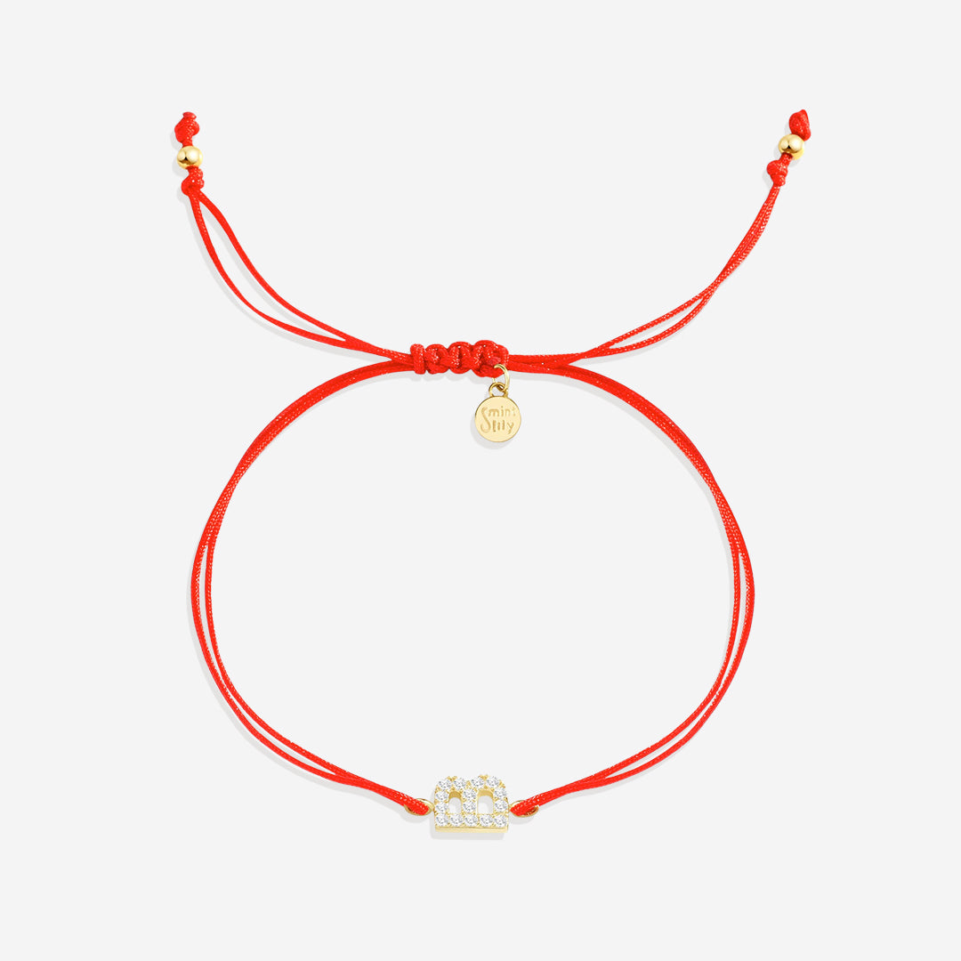 Armband mit verstellbarer Initiale