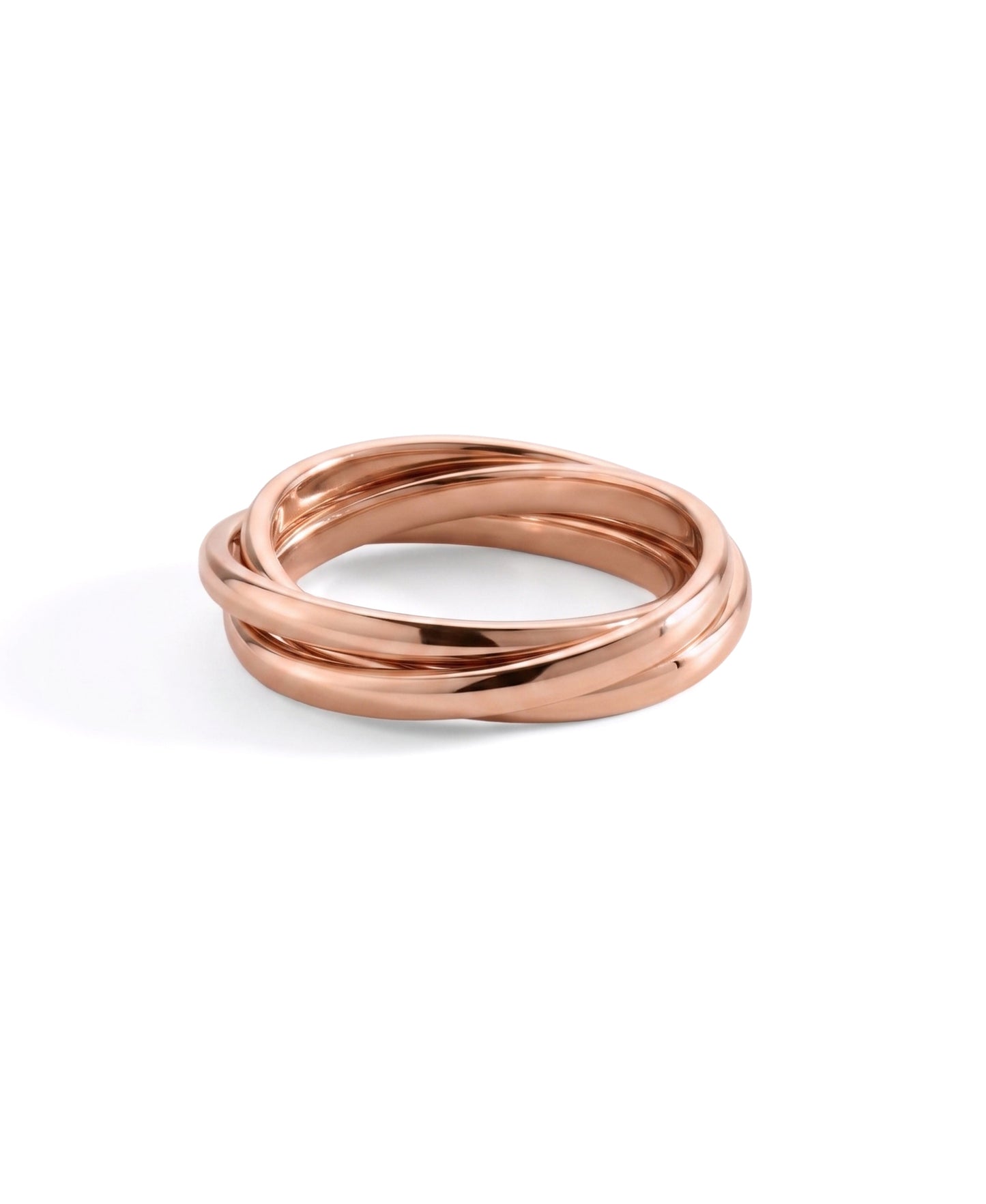 Zierlicher ineinandergreifender Fidget-Ring