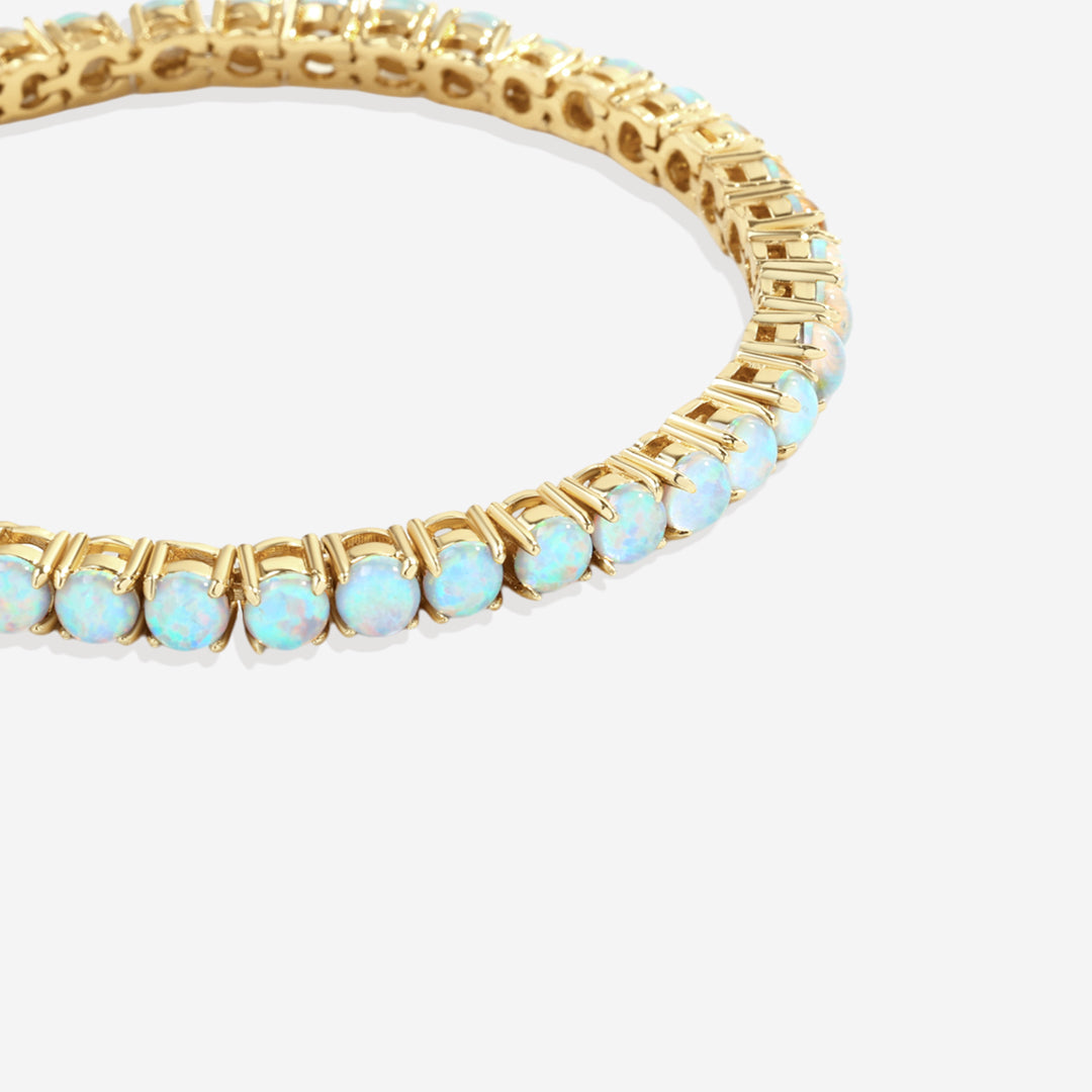 Bracciale Tennis con Opale Blu