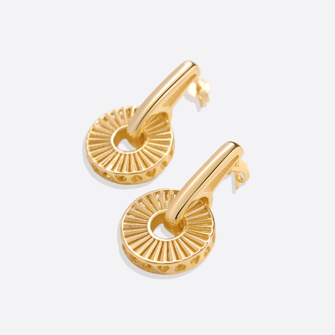 Orecchini a goccia Gold Burst