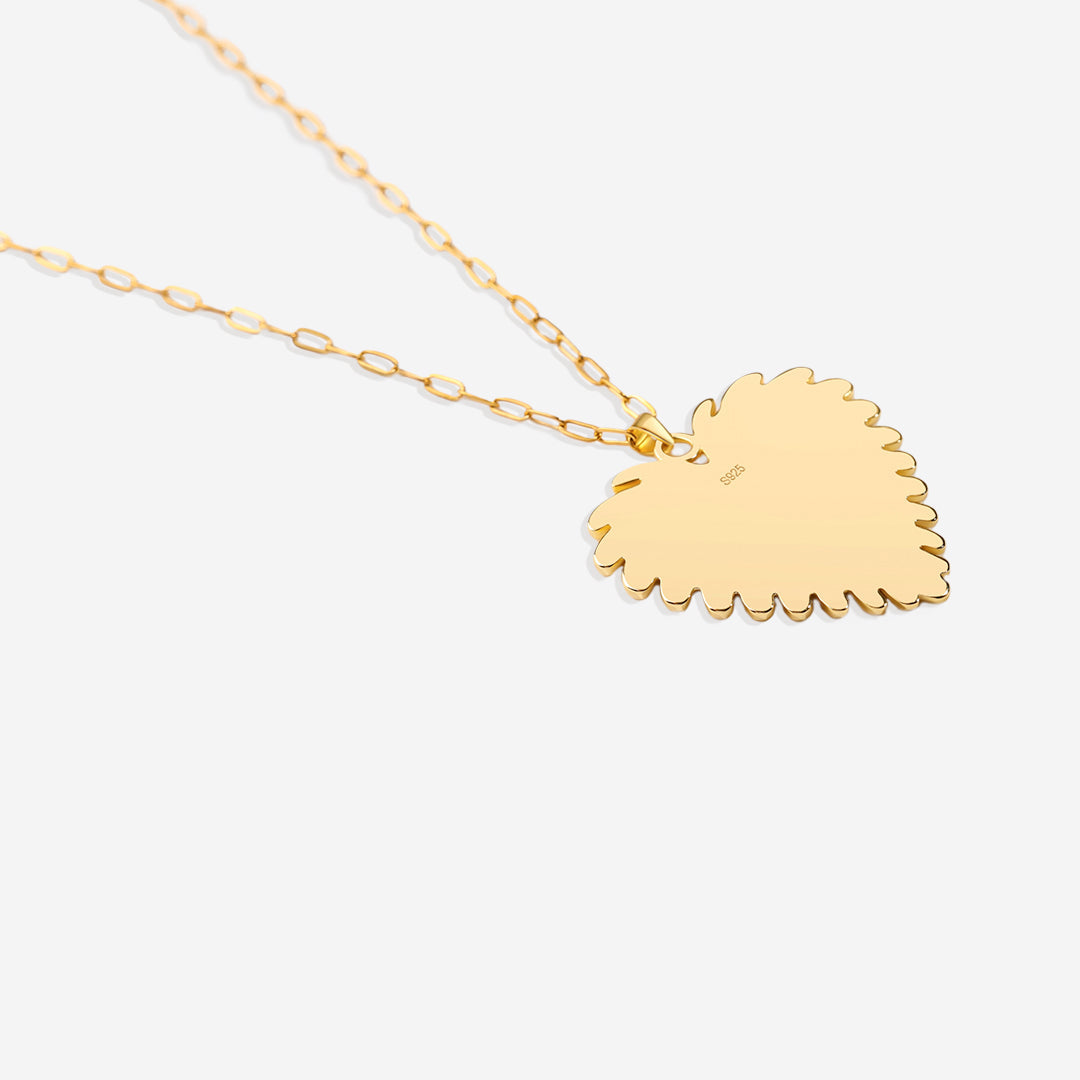 Collana con Pendente a Palma Cuore Pieno