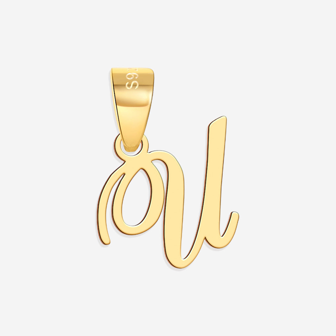 Romantischer Initialen-Charm-Anhänger