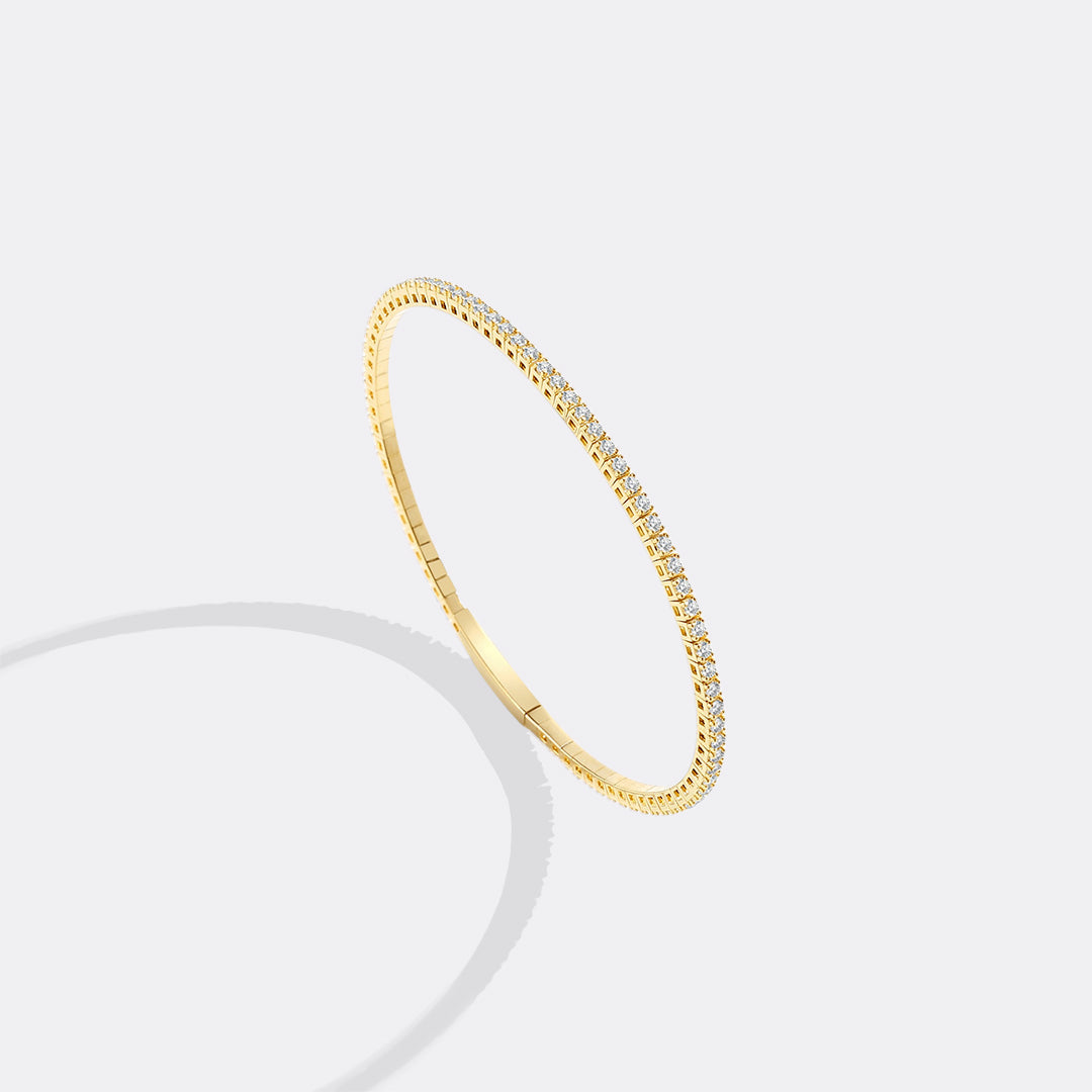 Flexibles Diamant-Tennisarmband