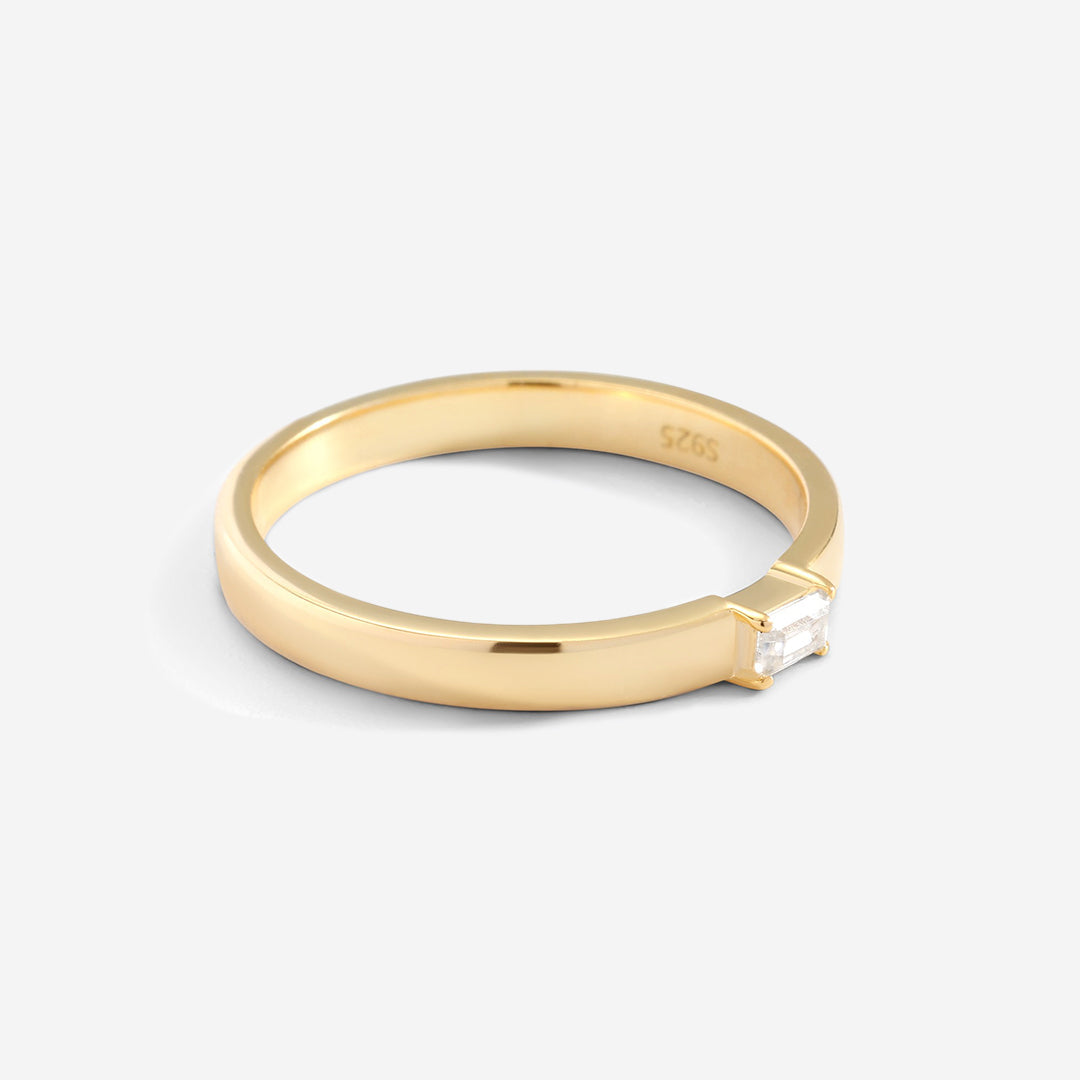 Baguette-Diamant-Bandring