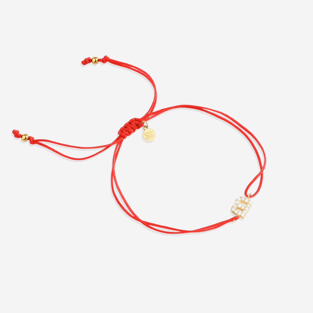 Armband mit verstellbarer Initiale