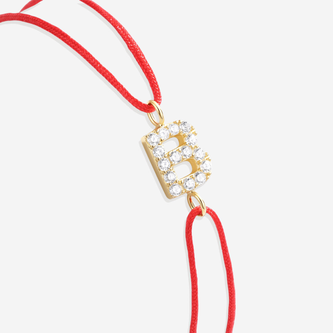 Armband mit verstellbarer Initiale