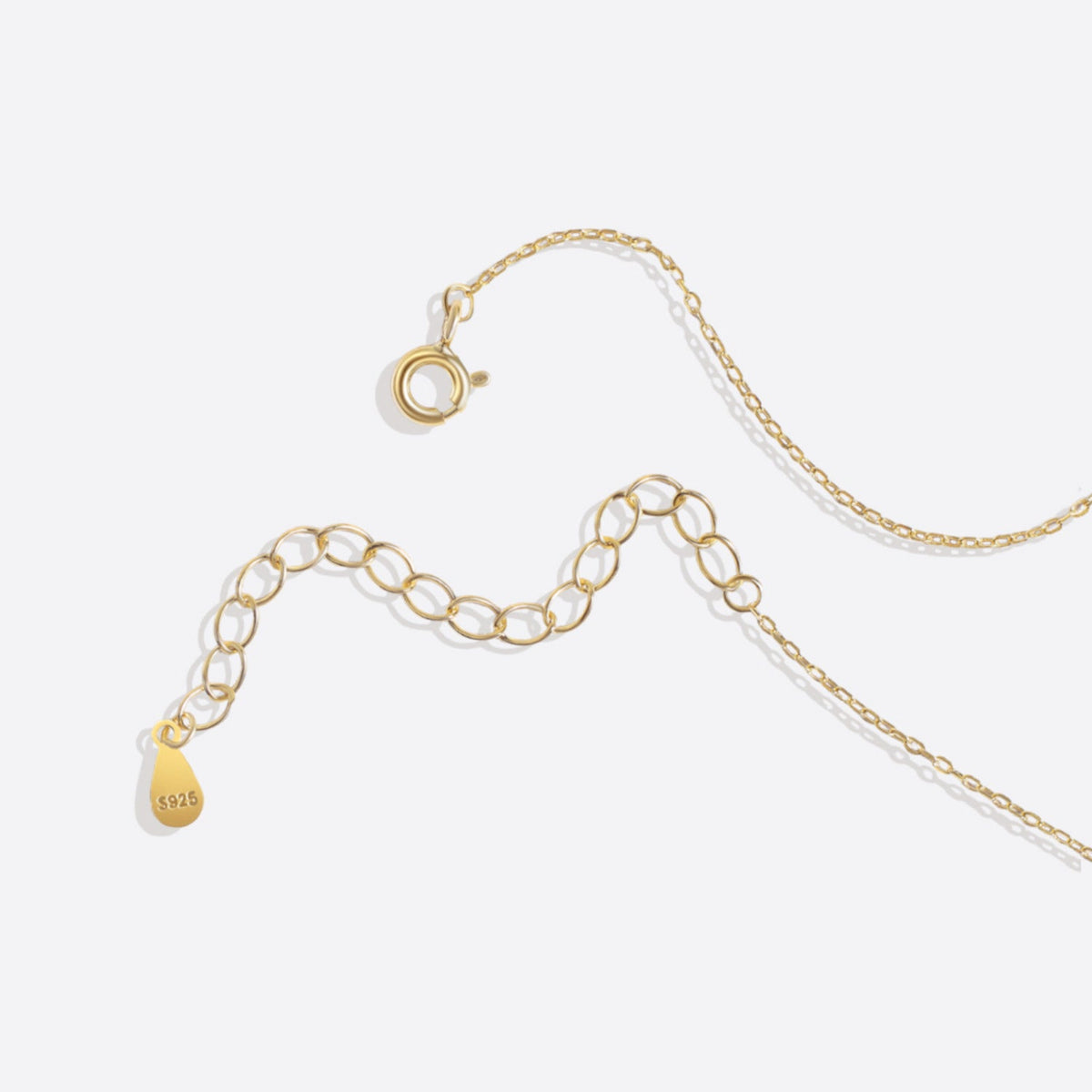 Gebogene Diamant-Halskette