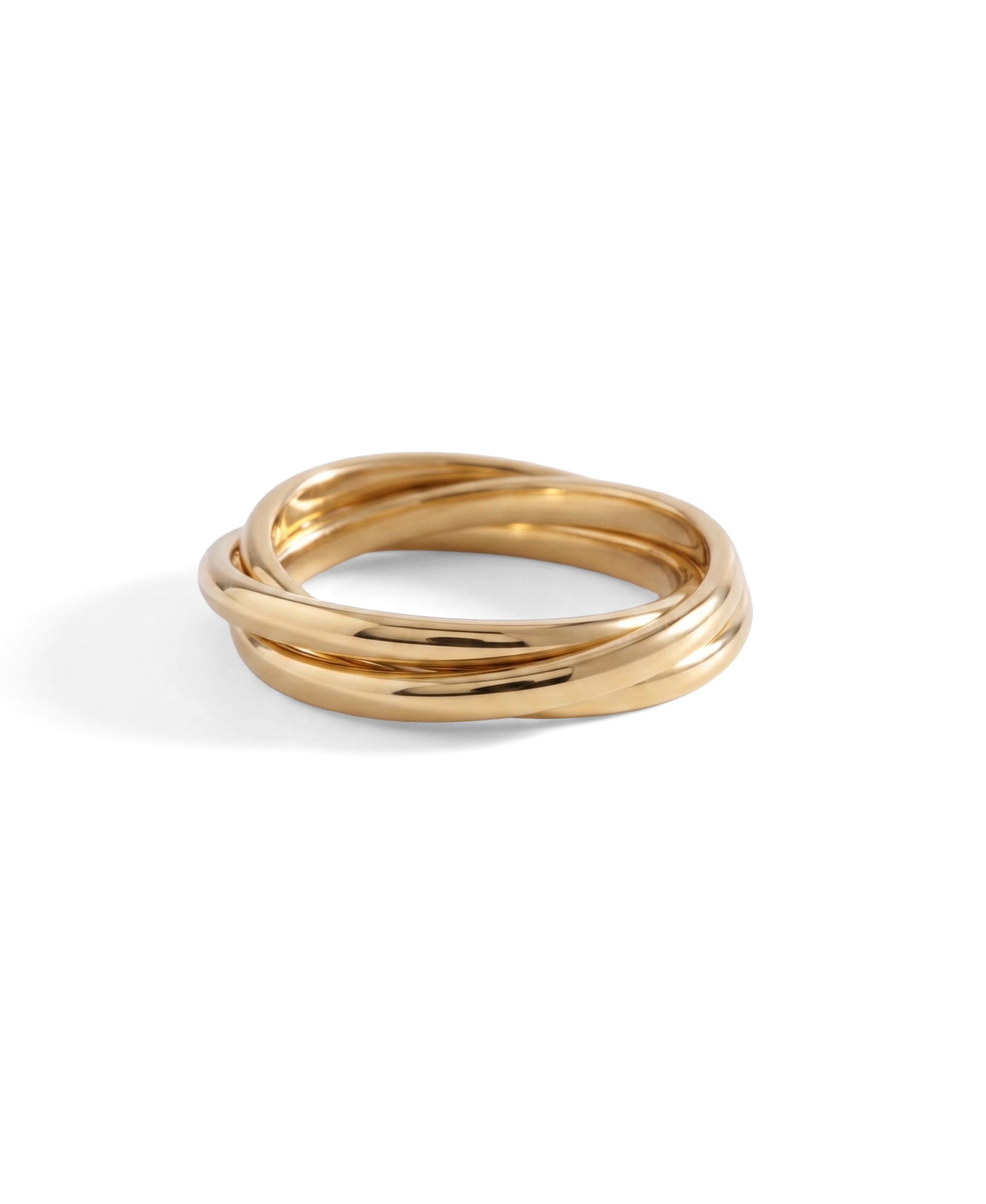 Zierlicher ineinandergreifender Fidget-Ring