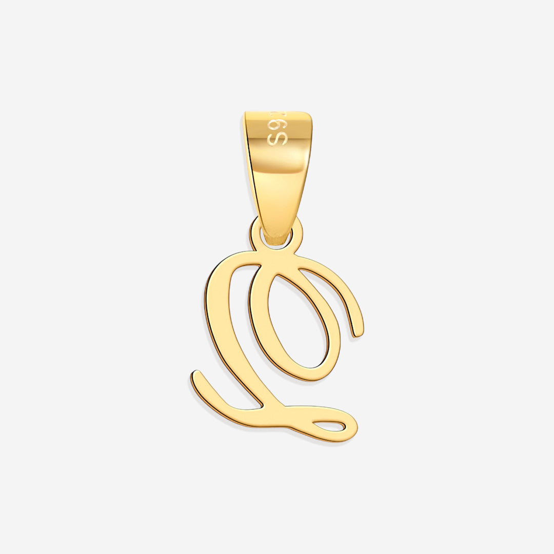 Romantischer Initialen-Charm-Anhänger