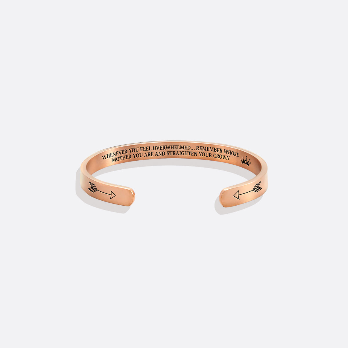 Ricorda chi sei e raddrizza la tua corona Bracciale a polsino
