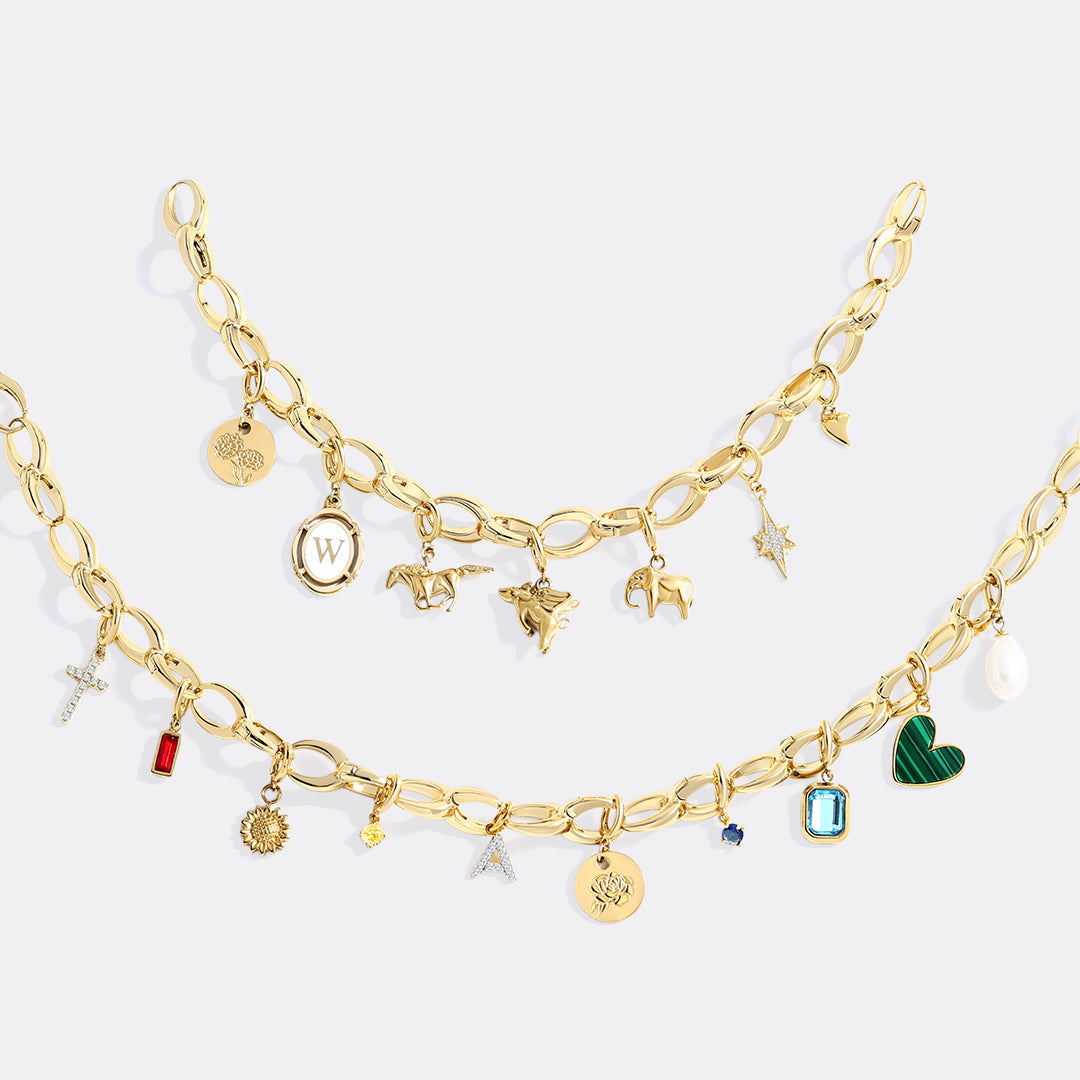 Kühnes Armband mit Kabelketten-Anhänger