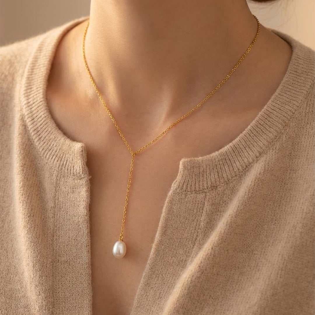 Perlen-Lariat-Kette