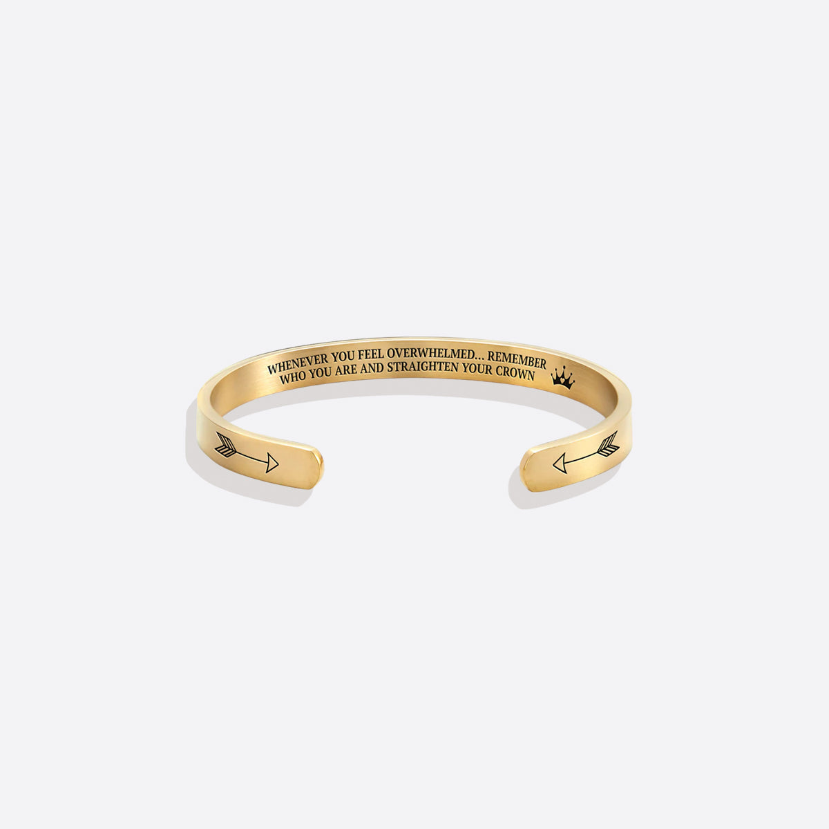 Ricorda chi sei e raddrizza la tua corona Bracciale a polsino