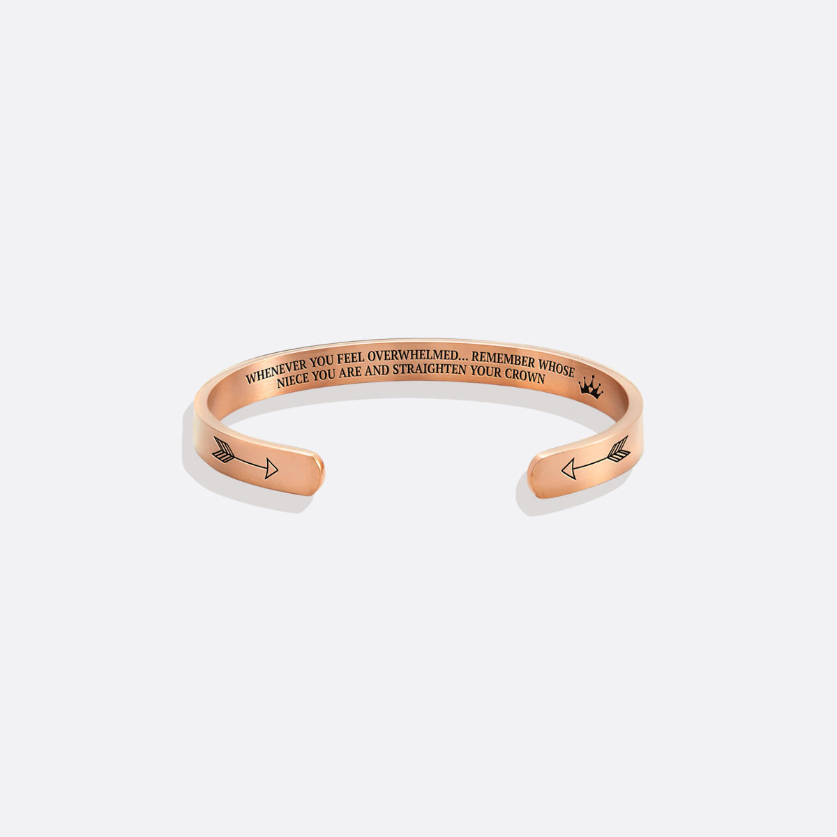 Ricorda chi sei e raddrizza la tua corona Bracciale a polsino