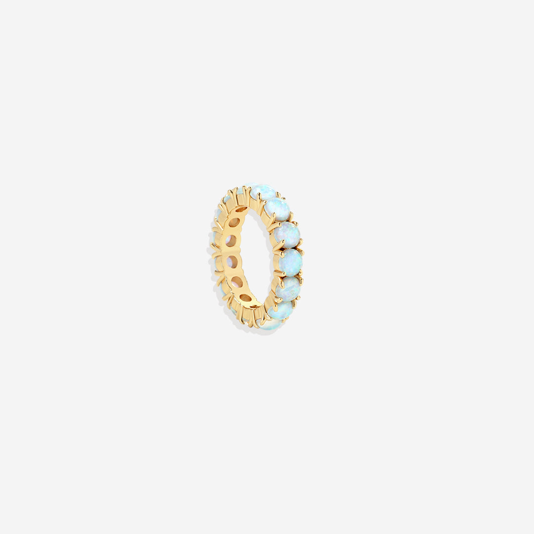 Blauer Opal Ewigkeitsring