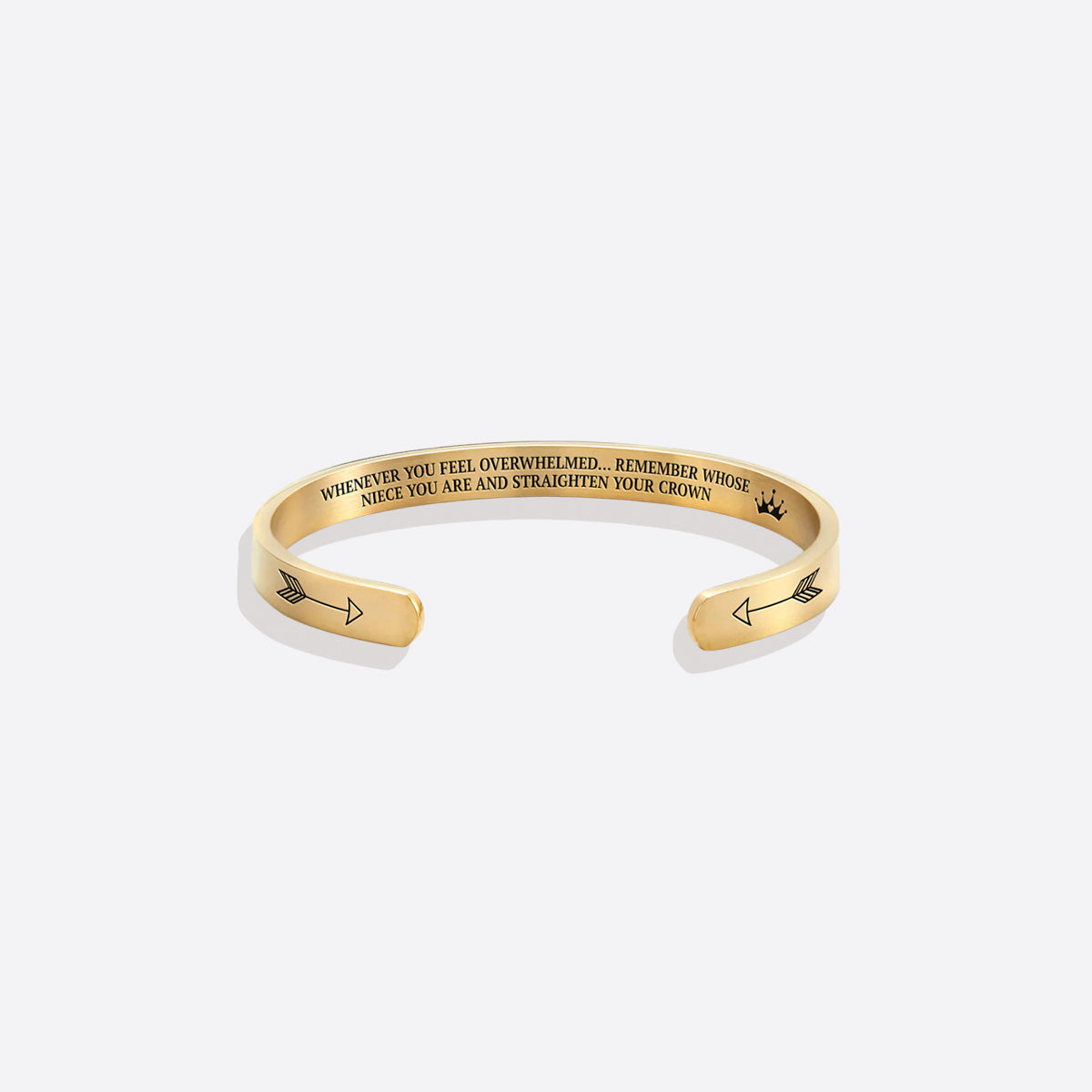 Ricorda chi sei e raddrizza la tua corona Bracciale a polsino