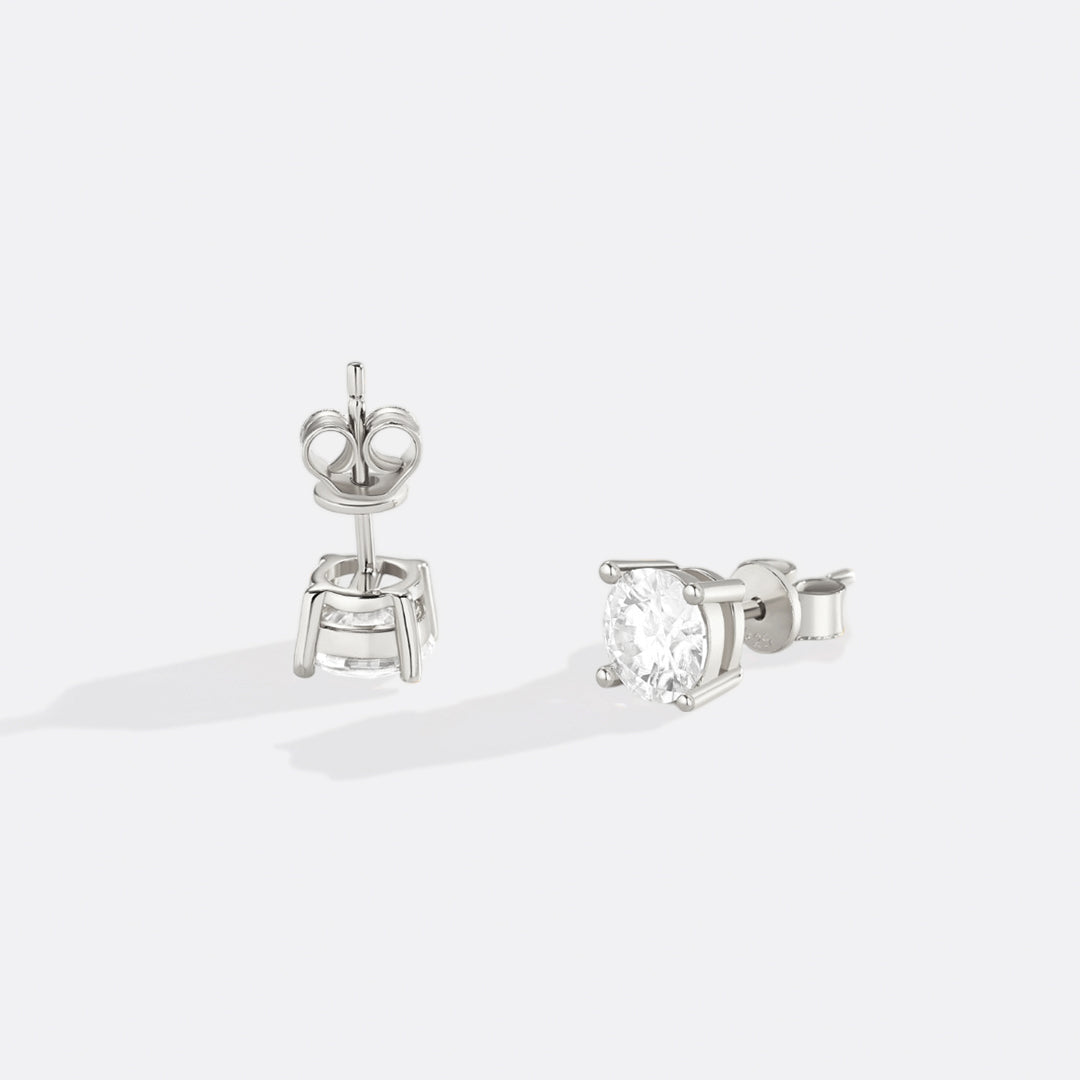 Klassische Diamantohrstecker