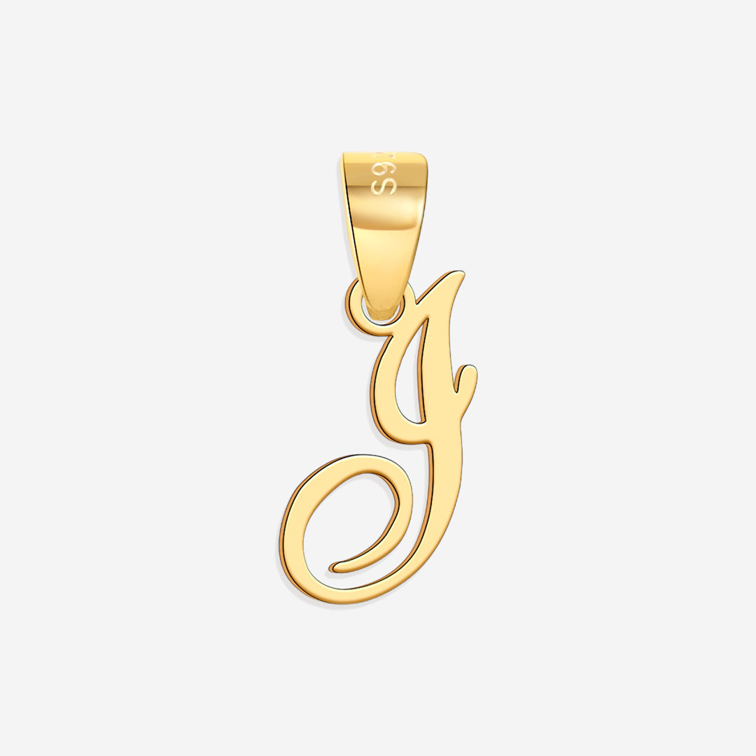 Romantischer Initialen-Charm-Anhänger