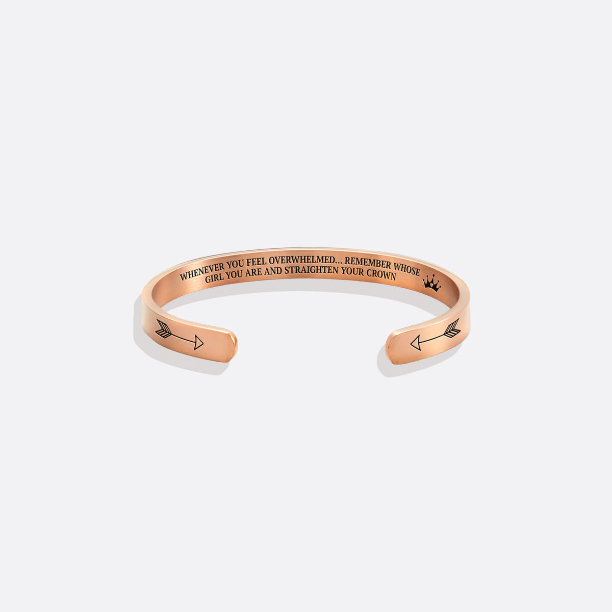 Ricorda chi sei e raddrizza la tua corona Bracciale a polsino