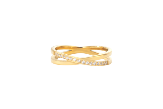 Crossing Wave Ring — Vanny Jewels