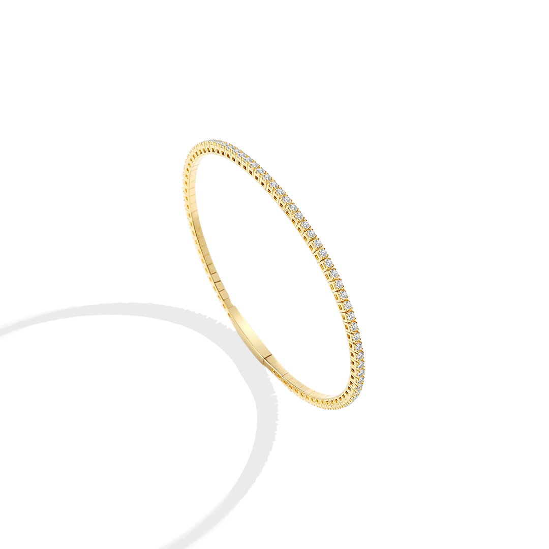 Flexibles Diamant-Tennisarmband