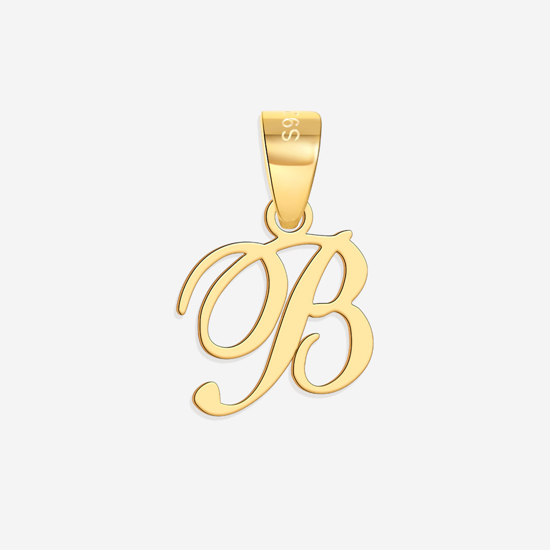 Romantischer Initialen-Charm-Anhänger